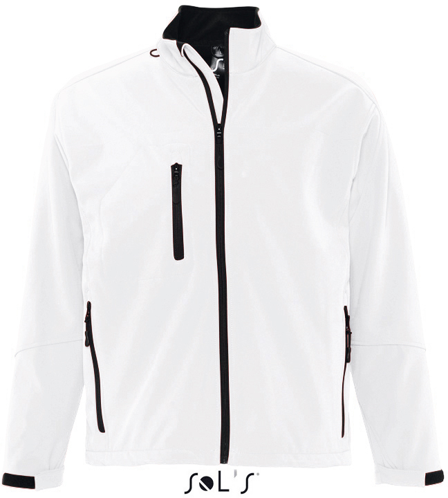 Men´s Softshell-Jacket RELAX WHITE