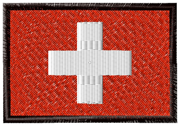 Stickmotiv Flagge Schweiz