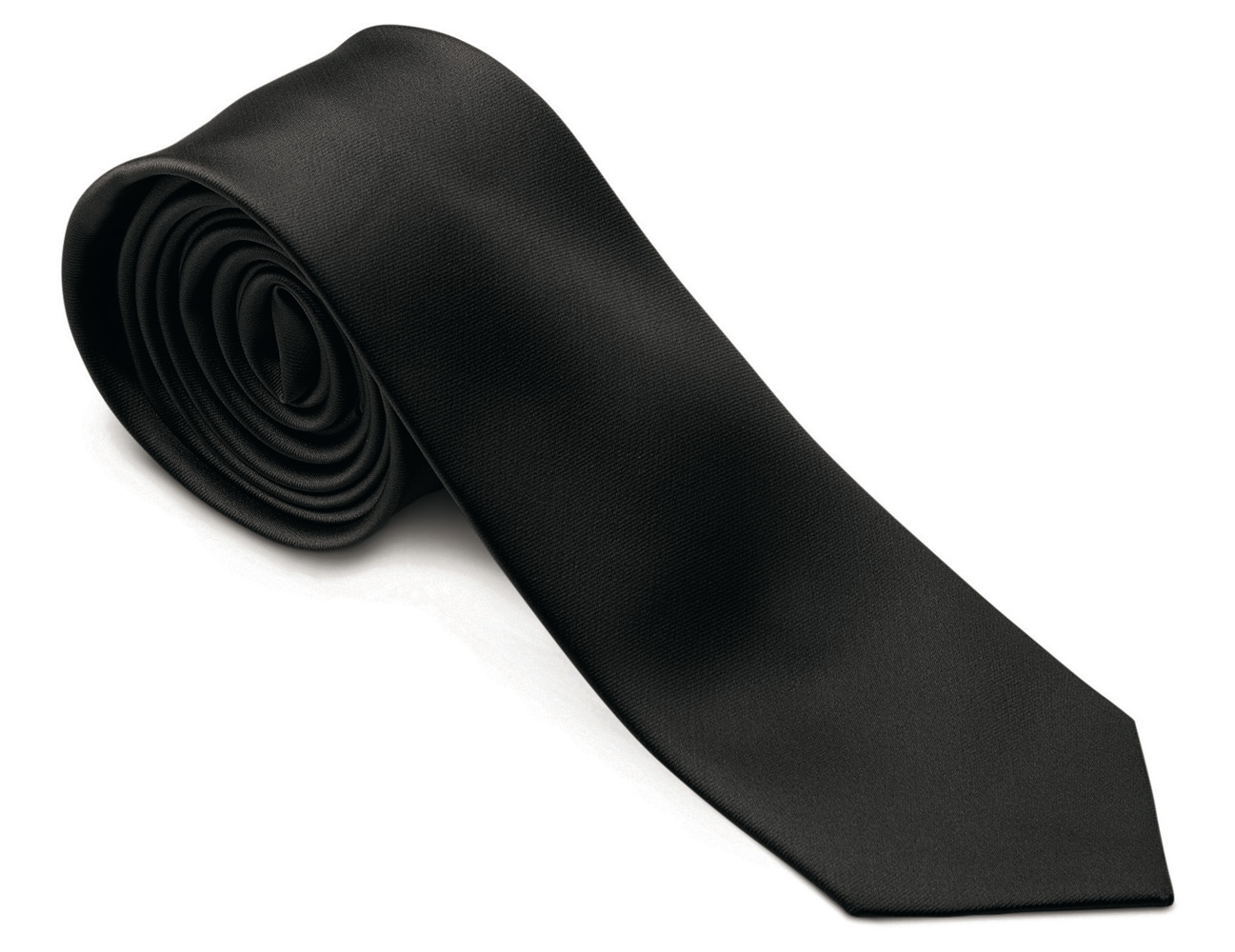 GREIFF Krawatte BLACK Slimline